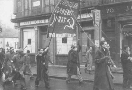 RCP banner, May Day 1947