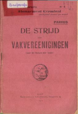 Kaft van brochure