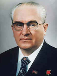 Retrato Iúri Vladimirovitch Andropov