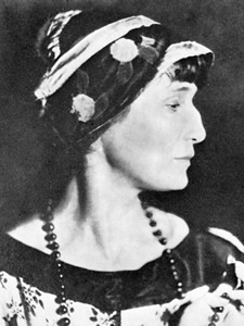 Retrato Anna Akhmatova