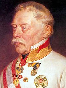 Retrato Johann Joseph Wenzel Anton Franz Karl - Conde de Radetzky von Radetz - Por Georg Decker - Desconhecido, Domínio público, https://commons.wikimedia.org/w/index.php?curid=29659