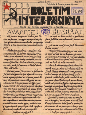 capa Boletim Inter-Prisional - Aljube