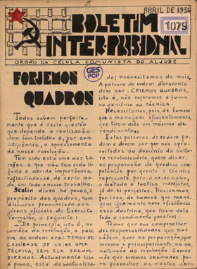 capa Boletim Inter-Prisional - Aljube