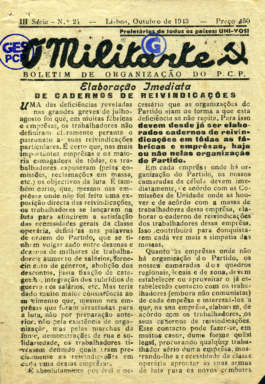 capa O Militante