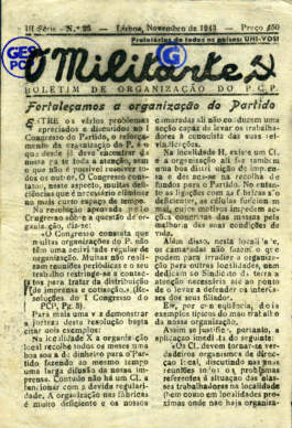 capa O Militante